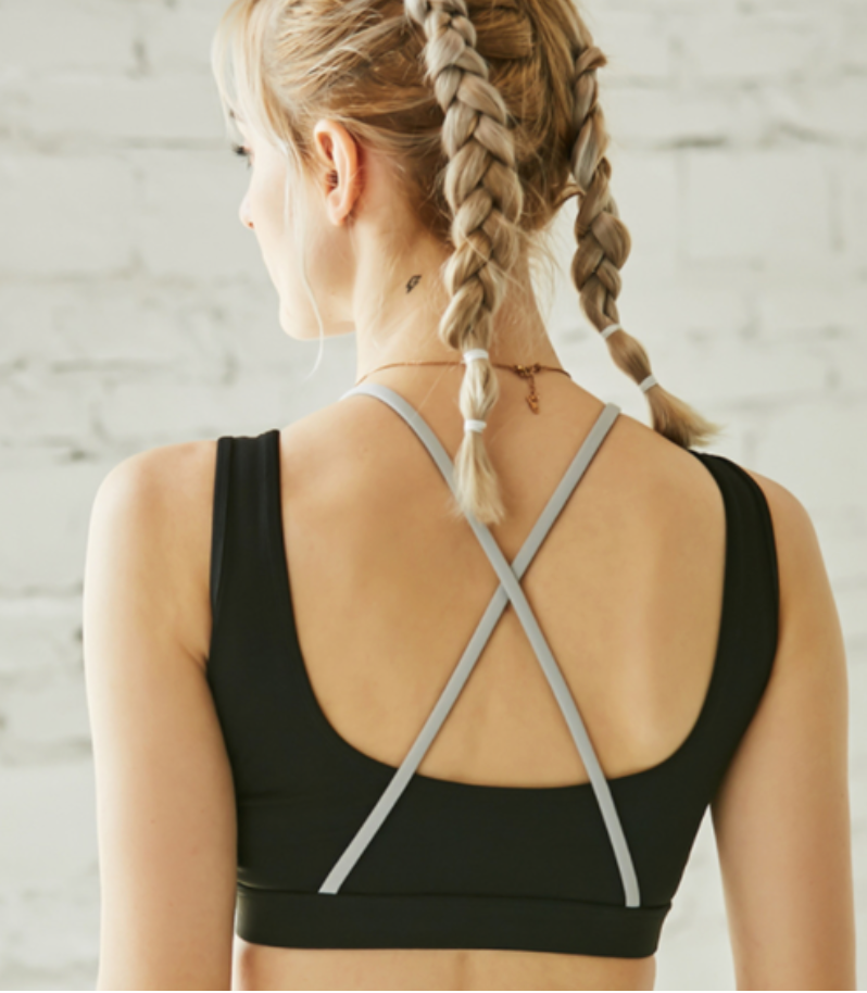 Back Cross Sports Bra   Style / SP143