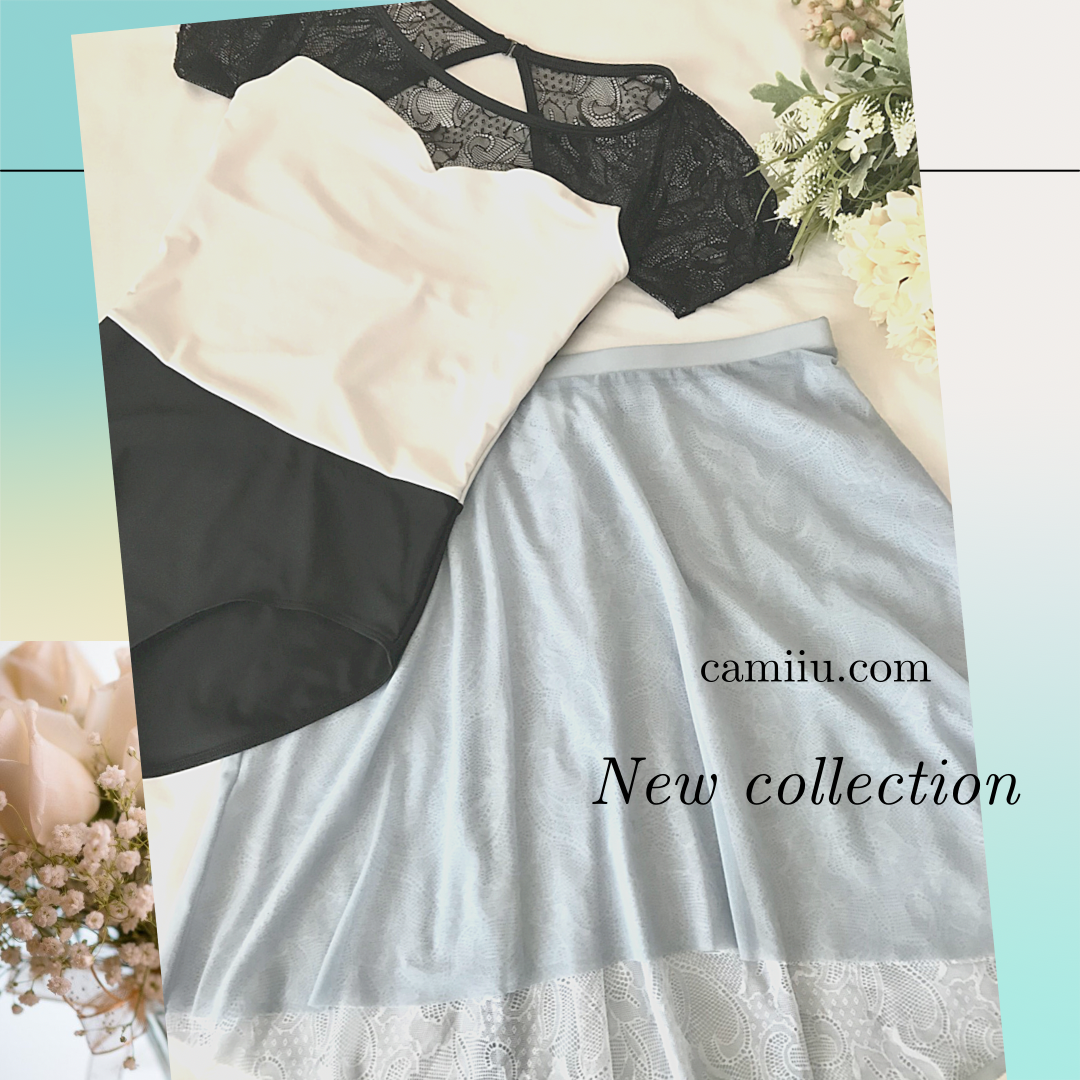 Black&White lace Leotard