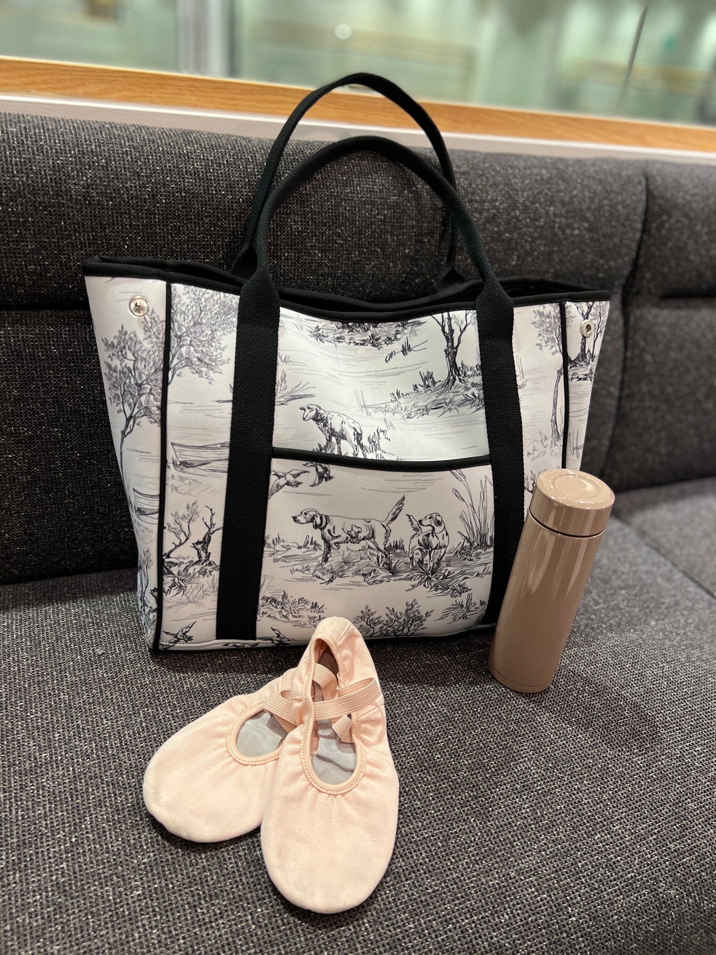 Neoprene Drawing Tote Bag