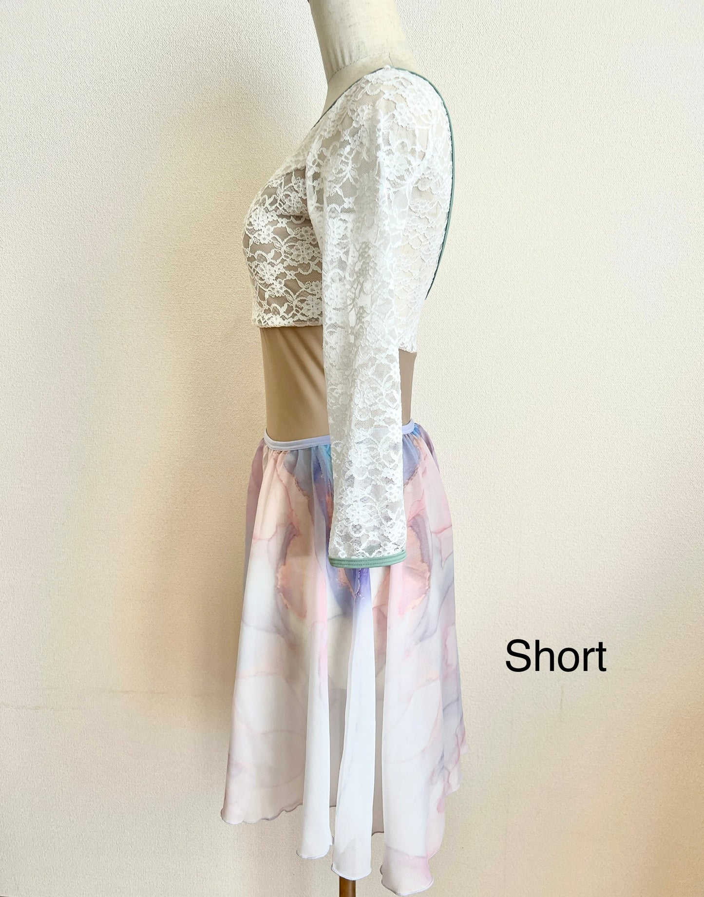 Circle Chiffon Skirt (Marble)