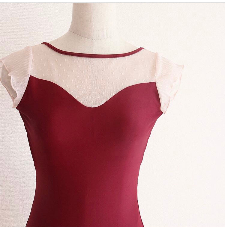 Butterfly Leotard (Bordeaux)