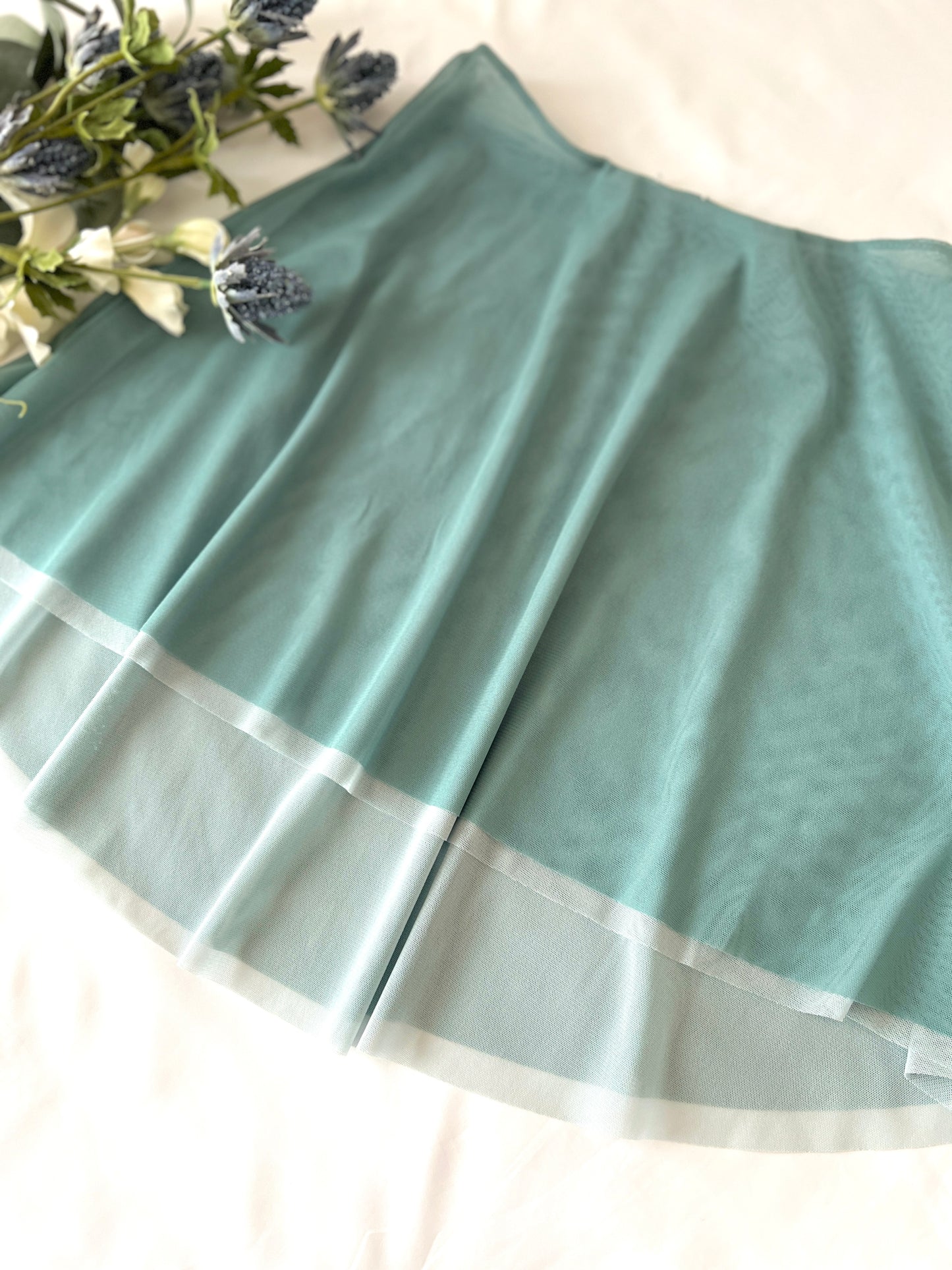Reversible Skirt  (Matcha Green×Light MInt)