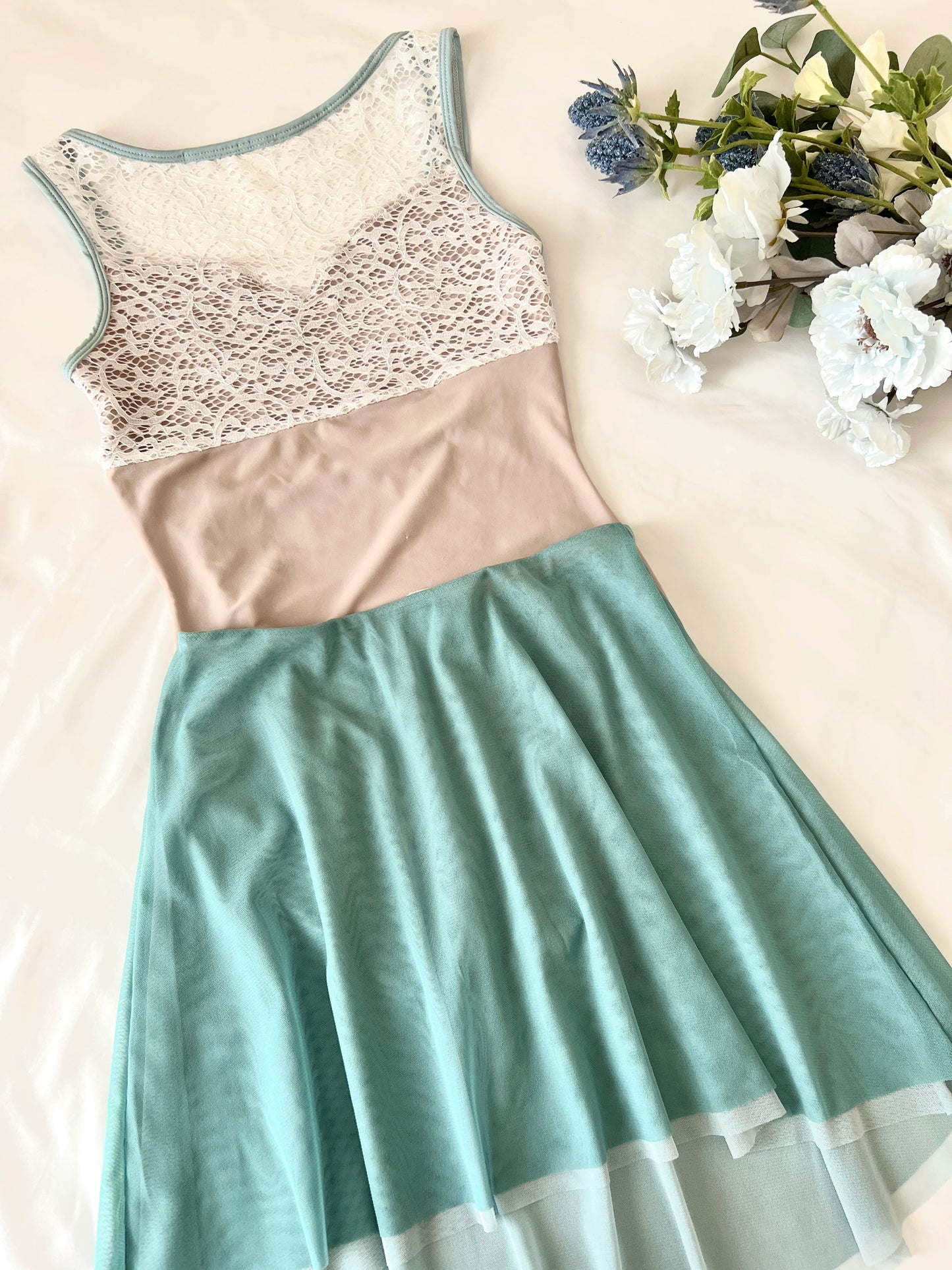 Reversible Skirt  (Matcha Green×Light MInt)