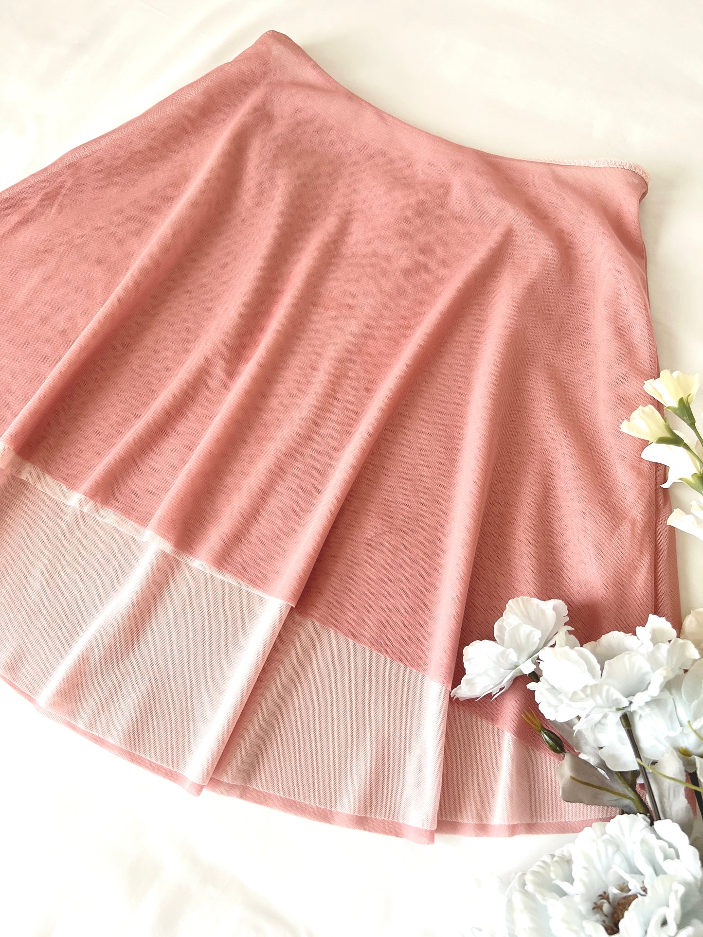 Reversible Skirt (Apricot×Peach)