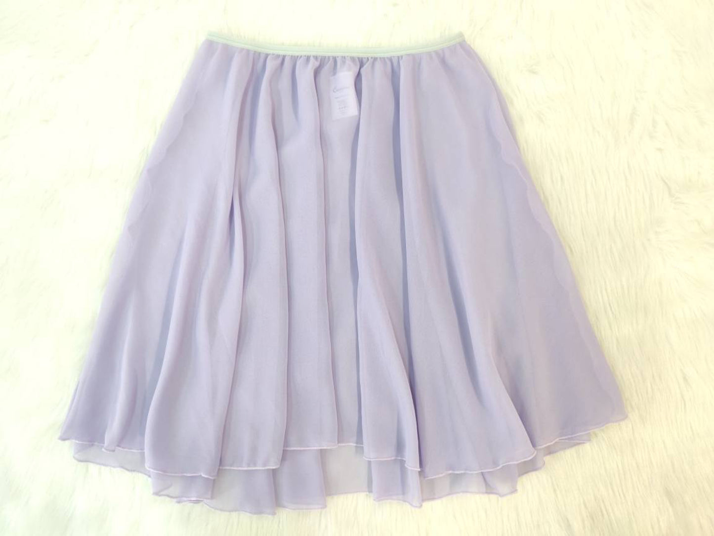 Medium Length Circle Chiffon Skirt
